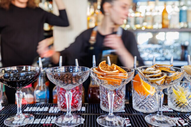 For the freshest, most creative cocktails in Upper Fells Point, head to Marta Fine Foods.