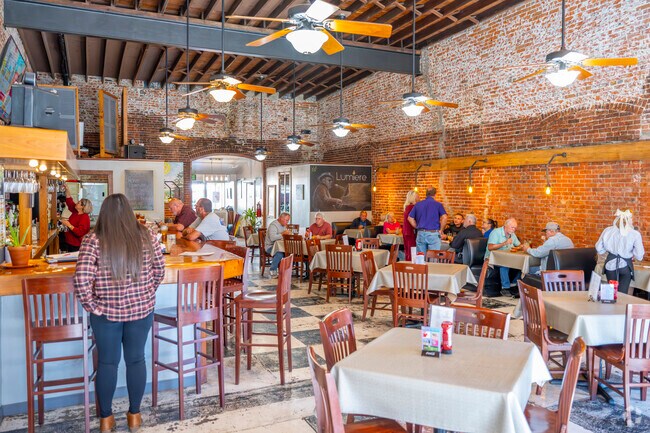 Lumiere Blues and Jazz Bistro isn't far and features regular performances.