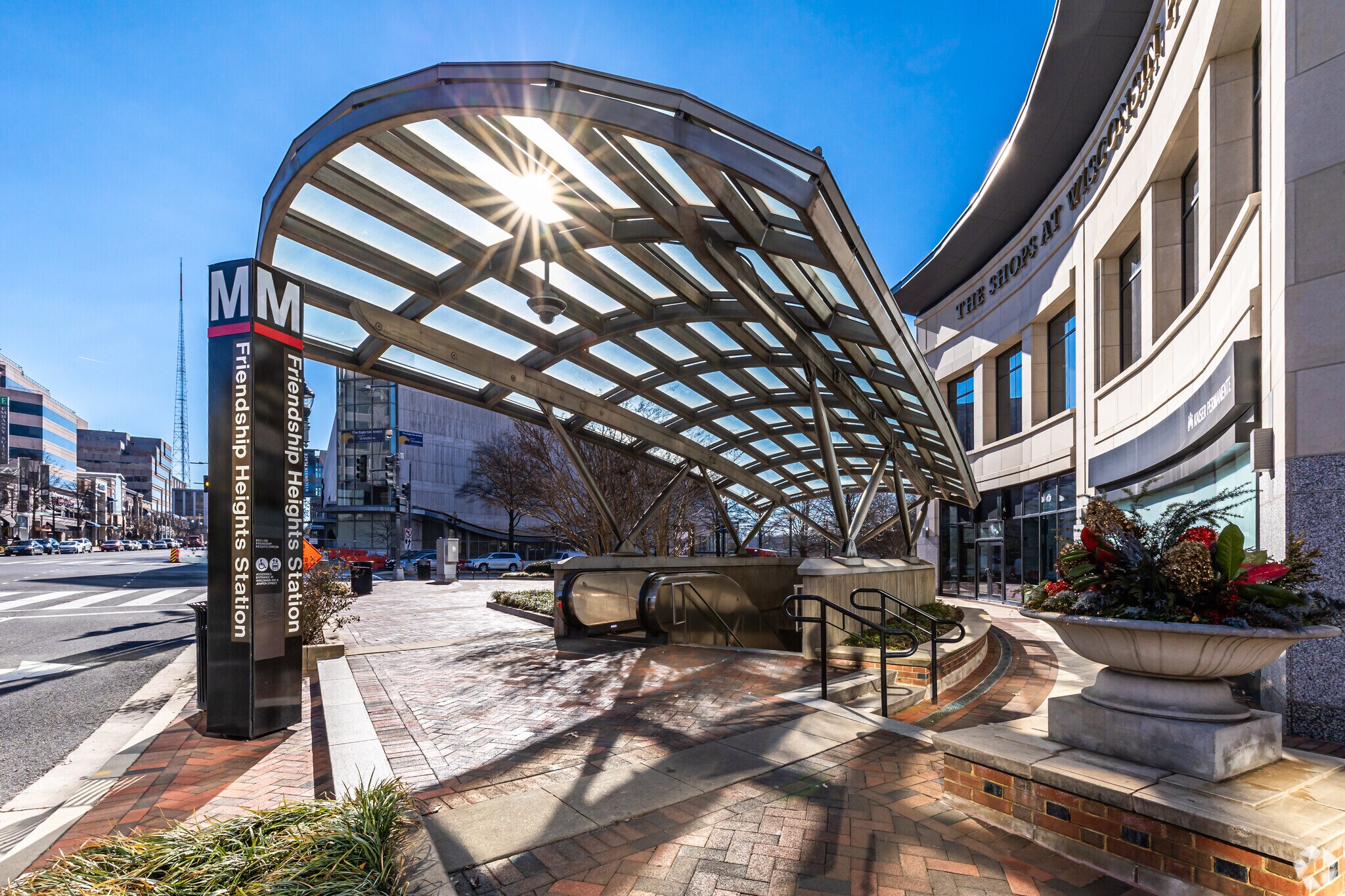 The Friendship Heights Metro stop is Barnaby Woods' nearest public transit.
