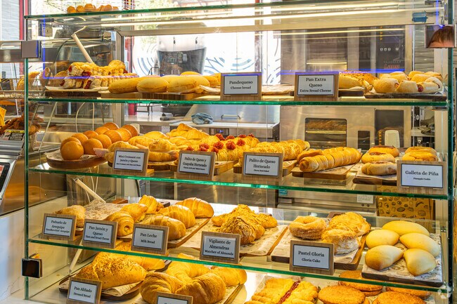 Many shops on Bergenline Ave in Union City offer South American and Cuban pastries.