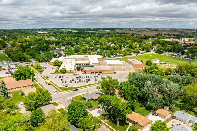 East Middle School is a short drive from East High School.