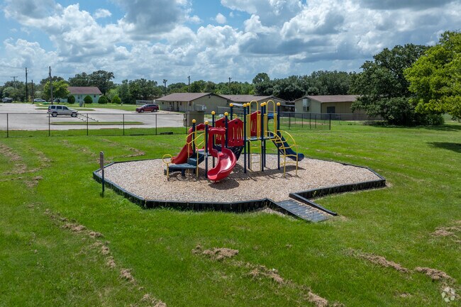 Anson Jones Elementary School students embrace outdoor fun and games during recess.