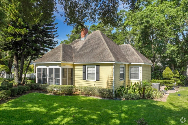 Homes in Lake Cherokee aren't uniform, with various architectural styles on the streets.