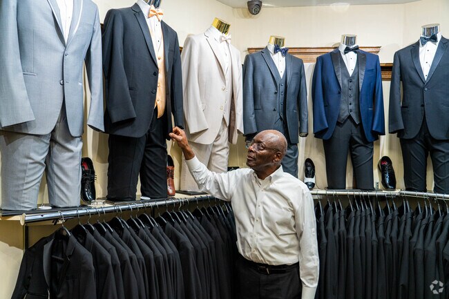 Allans Formal Wear is a family-owned shop with suits available for rent in Franklin Field North.