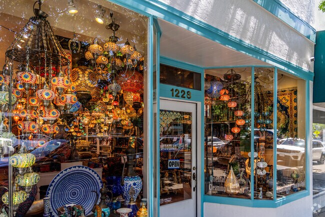 Saint Helena is defined by it's non corporate stores, which gives their downtown a lot of personality.