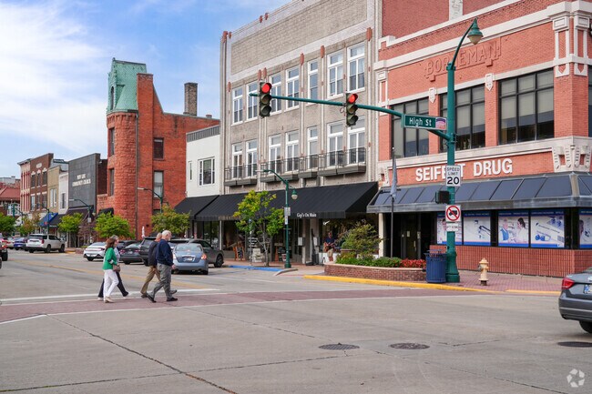 Residents of Hayden enjoy the convenience of Downtown Elkhart.