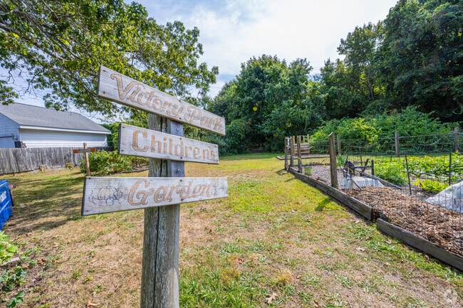 The Victory Park Children's Garden is a public garden available for free in New Bedford.