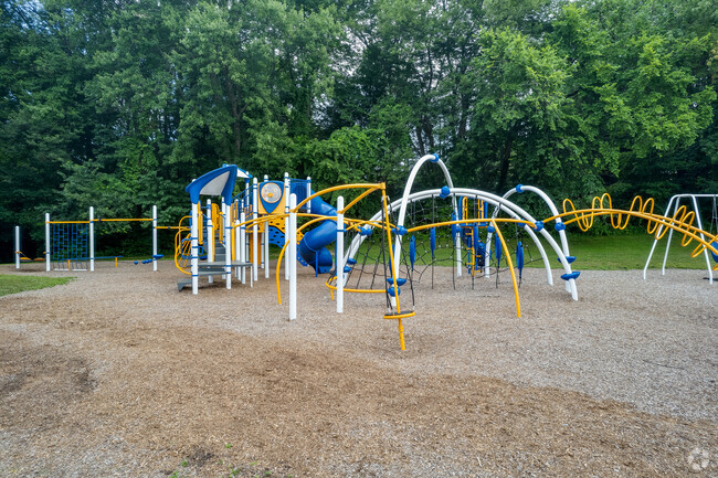 Students enjoy playing on the playground at Royle Elementary School in Darien.