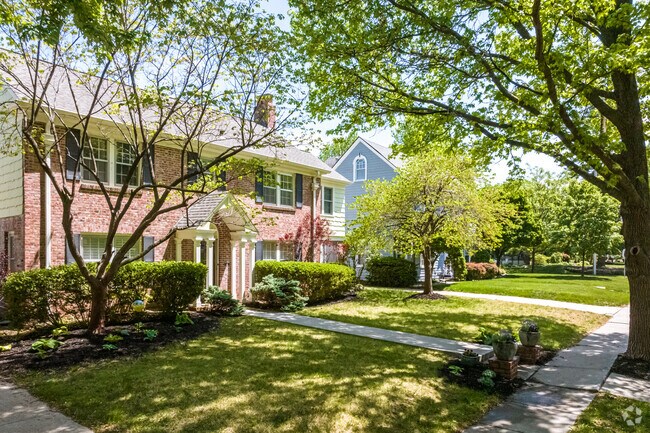 Neighborhood of small lots exuding 20th-century living