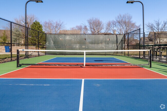 These pickle ball courts are just one of many outdoor recreational courts in Northeast Wichita.