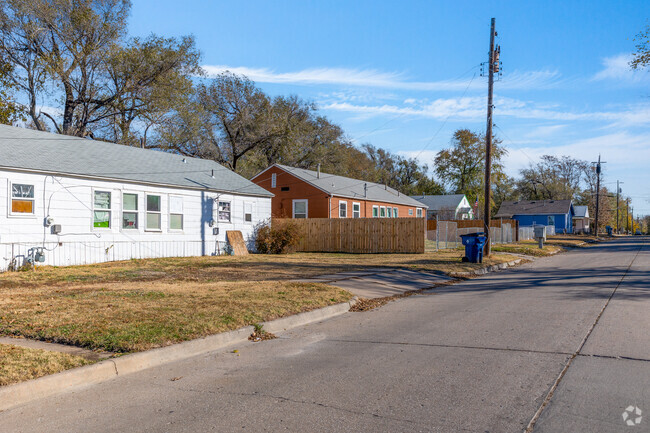 You will find rows of small homes in Hilltop.