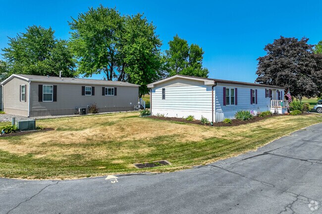 Modular homes are plentiful in Witmer and function as great starter homes.