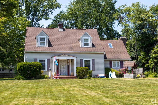 Cape Cod style houses with large front lawns are on North Plainfield's streets.