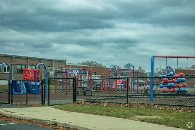 Grant Intermediate offers a gated playground for students.