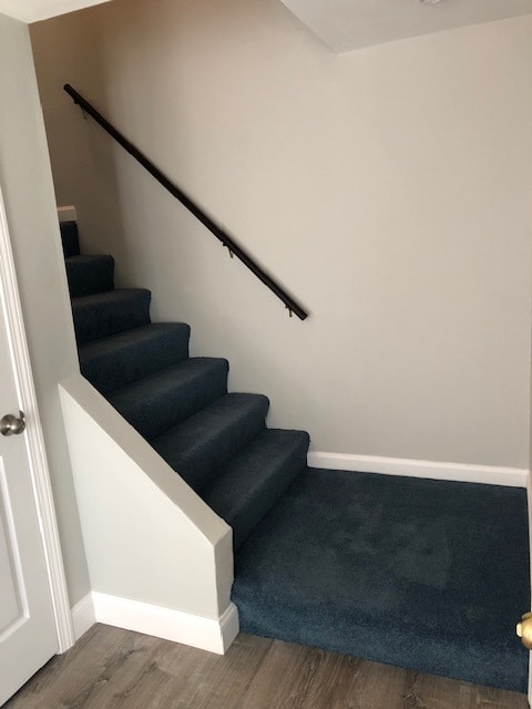 Stairs near front entrance