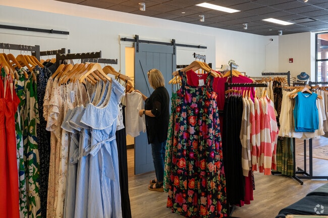 Several boutique stores can be found in Fisher's Landing East.
