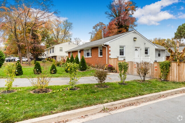 Many varieties of homes styles are present in Beltsville.