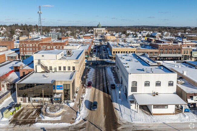Rhinelander is an attractive small town year-round, but shines in winter.