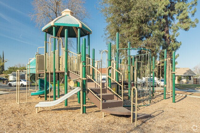 Rushmore Jeanine Park also has a full sized playground for the older children to enjoy.