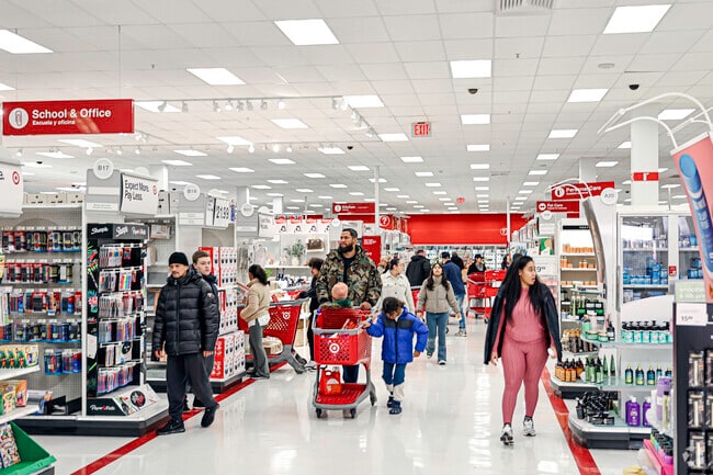 Locals of the Schuylerville community fulfilling there shopping needs at the local Target.