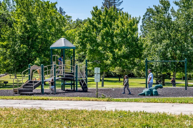 Bohemian Park has a great playground for your kids to enjoy year-round.