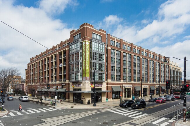 A new build apartment building along H Street NE in Atlas District.