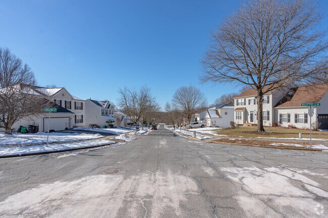 Big beautiful houses line the streets of Marlboro Village.