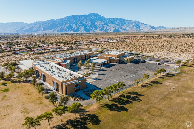 This view shows the size of the Painted Hills Middle School campus.