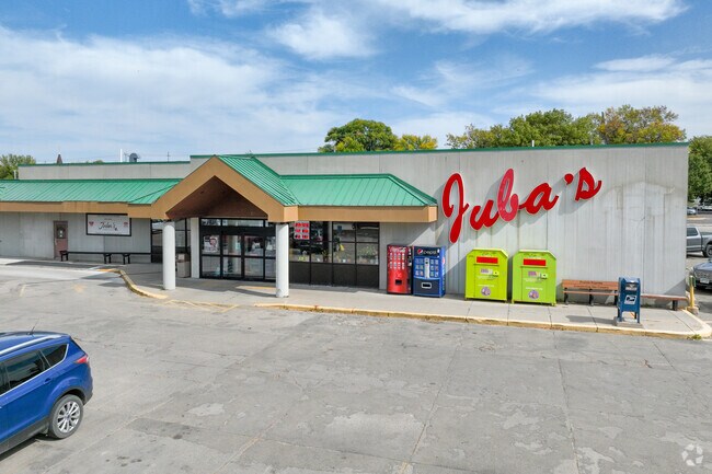 Shoppers stop by Juba’s, a neighborhood grocery store in Blue Earth.