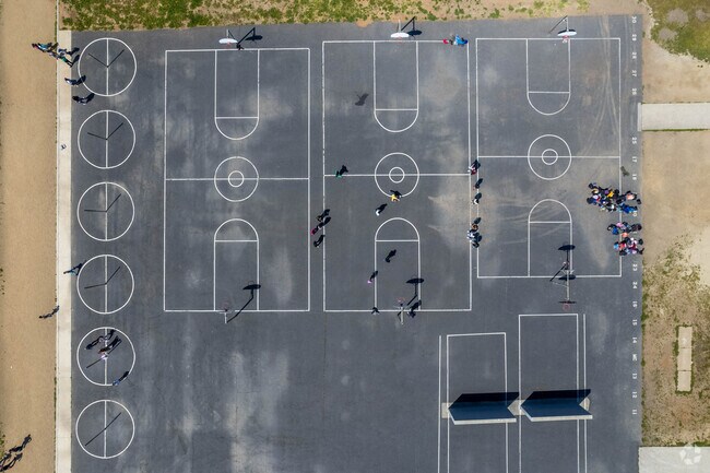Your kids will never want to leave the playground at Pedley Elementary School.