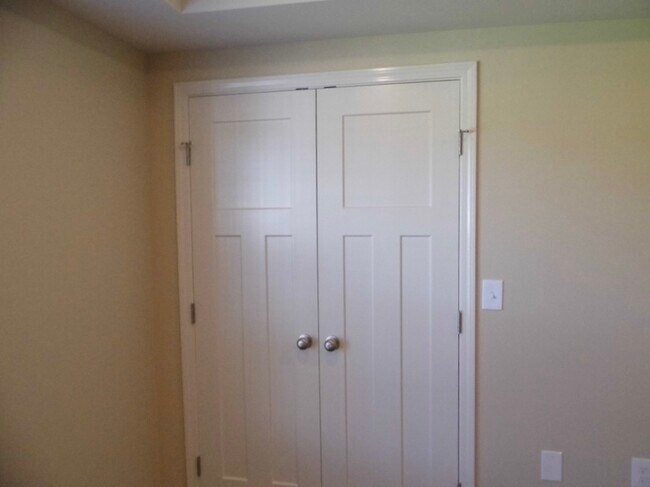 Double door to a spacious Master closet