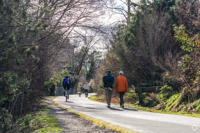 Take a morning stroll or bike ride at Burke-Gilman Trail in View Ridge.