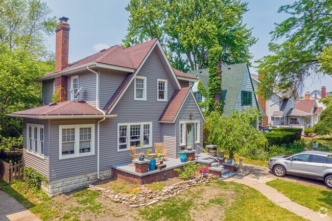 Tudor Revival-style homes can be found in the Old Oakland neighborhood of Lansing.