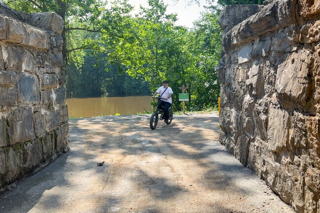 Catasauqua residents use the D&L Trail for recreation and transportation between neighborhoods.