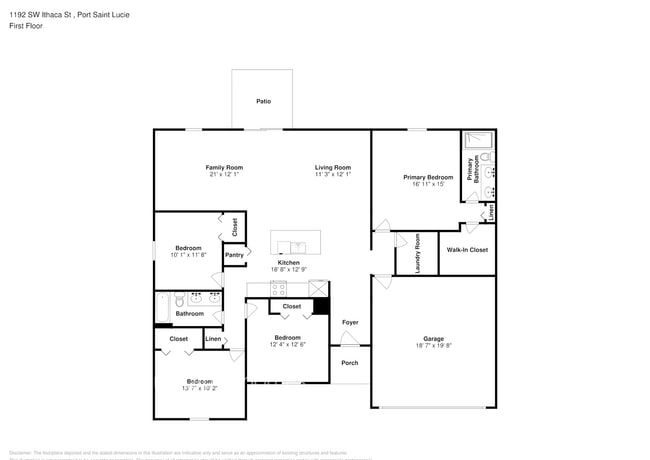 1192 SW Ithaca St, Port Saint Lucie, FL 34983 - photo 2