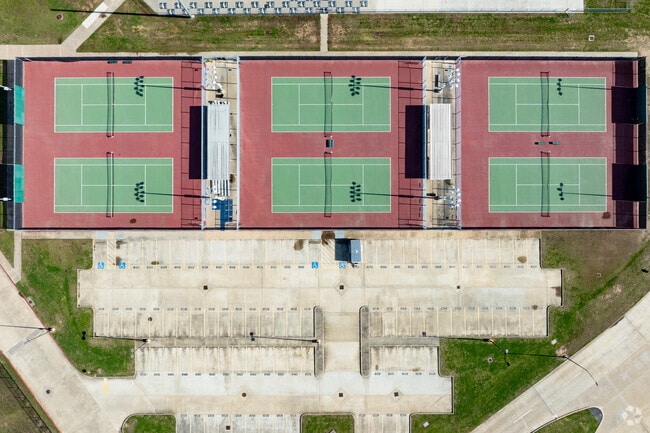 Serve, volley, and conquer the courts at Cypress Ranch High School.