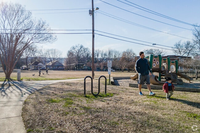 Cherry Park is a great place for locals to get outside just minutes from downtown Charlotte.