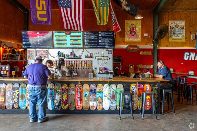 Try a locally brewed beer at Gnarly Barley Brewing Co. in Hammond.