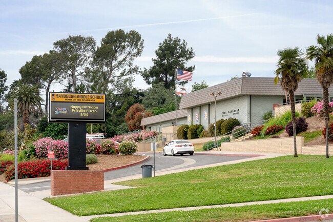 Sandburg Middle School is a main school within The Village neighborhood.