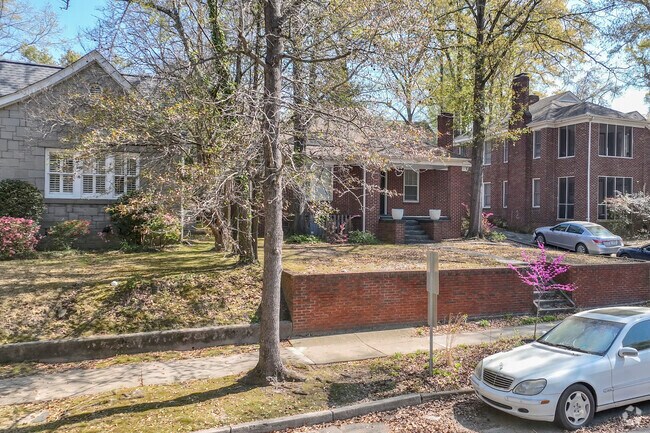 Most of the Wales Garden homes are set back off the street.
