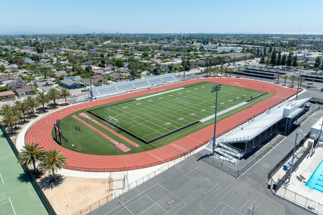 Buena Park High School football field.
