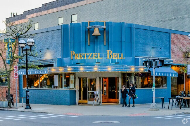 Pretzel Bell has been serving Ann Arbor since 1934, now with an updated menu, near Barton Hills.