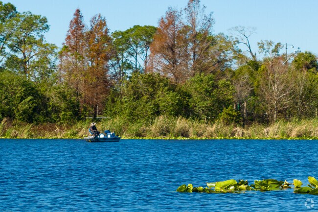 Lawne Lake in Pine Hills offers water activities.