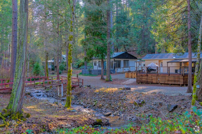Some homes in Challenge-Brownsville have beautiful creek views.