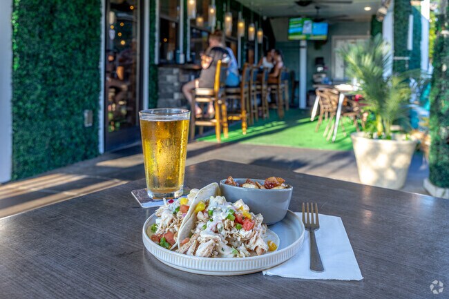 Residents stop by The Sneaky Beagle in Pine Island for good food and entertainment.