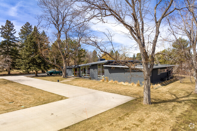 Bow Mar features this mid-century modern prairie-style home.