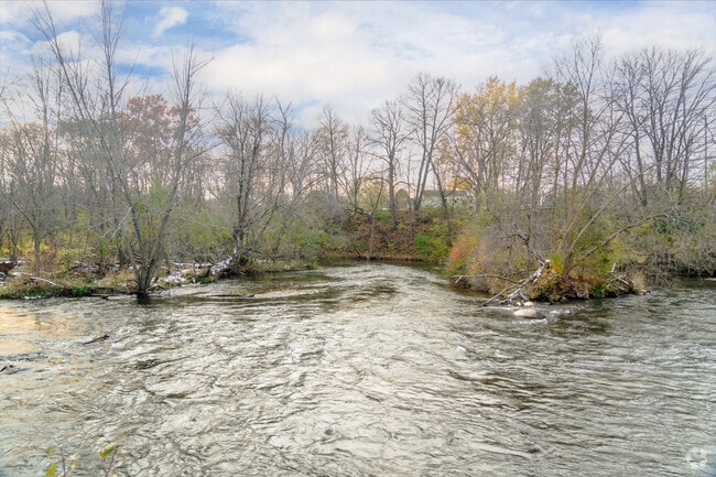 River Island Park lies on Main Street and provides residents fishing access and walking trails.