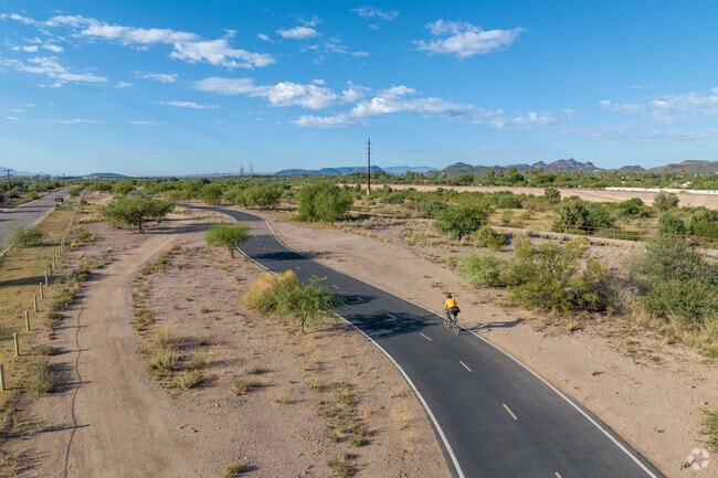 The Chuck Huckleberry Loop runs through Santa Cruz Southwest and connects all throughout Tucson.