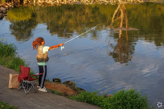 Moore's Lake is stocked and available to fish in.
