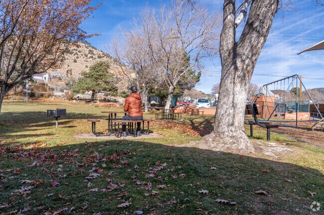 Miner's Park is the only park in Virginia City and is large enough for recreation and events.